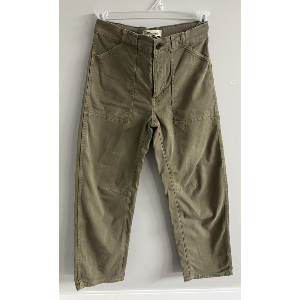 Madewell Women's Darted Barrel-Leg Utility Pant Size 26